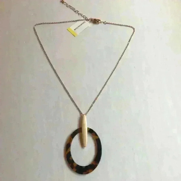 CharterClub new Tortoise Pendant Necklace - Picture 5 of 8